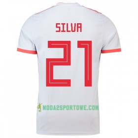 Koszulka Hiszpania Silva 21 Mistrzostwa Świata 2018 Wyjazdowe Stroje Piłkarskie